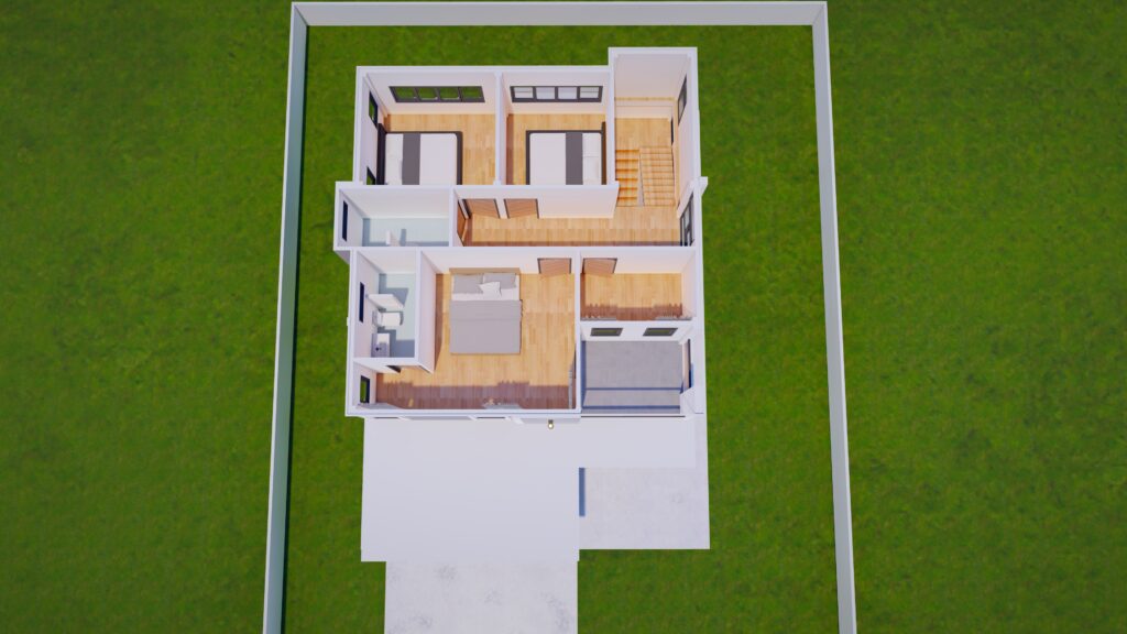 รับสร้างบ้าน แบบบ้านสองชั้น Type 1-A1 บริษัทรับสร้างบ้านจังหวัดอุดรธานี
